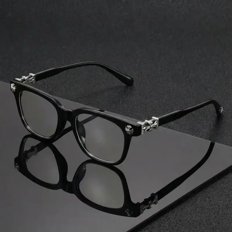Anti Blue Glasses for Men - Stylish Trendy Square Frames Eyeglass, Fashion Accessory Eyewear, Blue Light Blocking, Ideal for Work & Daily Wear Sports Eyewear
