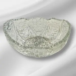 Antique American Cut Glass Bowl