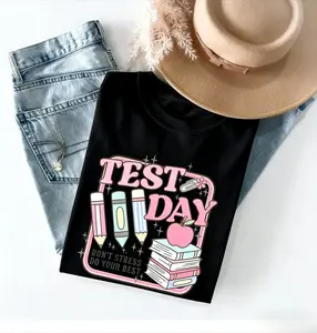 【100% cotton】 Teacher Testing Shirt, Matching State Testing Graphic Tee, STAAR Testing T-shirt, Test Day Teacher Outfit, Teacher Team Gift