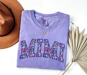 Comfort Colors Mimi Shirt, Floral Mimi Tee, Trendy Mimi Tshirt, Womens Flower Mimi Gift, Pregnancy Reveal Gift for New Mimi, Mimi Shirt