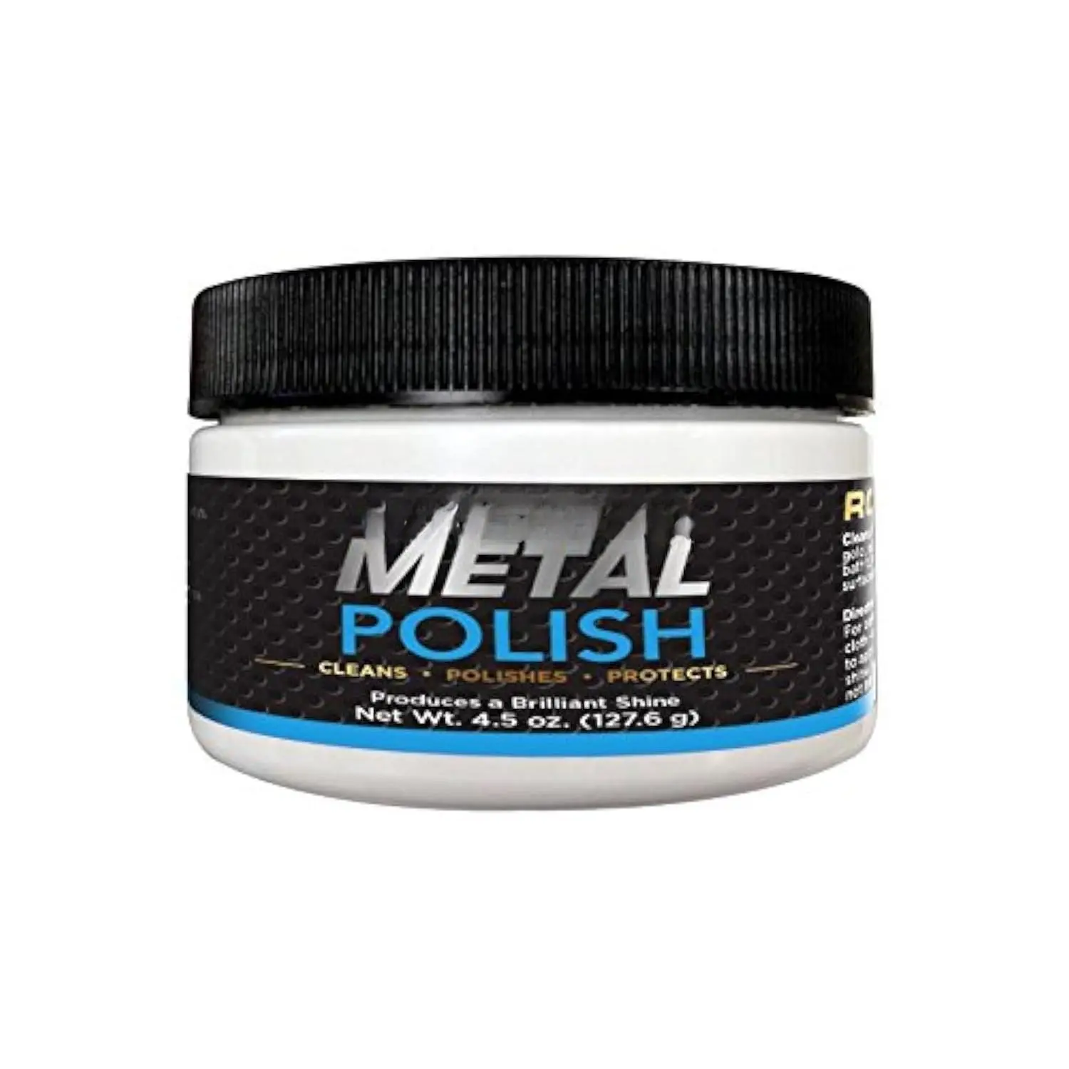 Industrial Strength Metal Polish Paste, 4.5 oz Acid-Free Surface Cleaner & Scratch Remover for Chrome, Stainless Steel, Copper, Brass, Nickel, Restores Metal Shine, Bronze