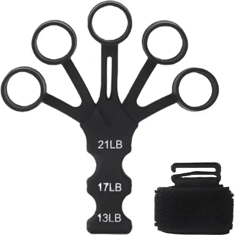 Adjustable Hand Strengthener - Multi-Resistance Finger Grip Trainer, Strength Conditioning Equipment, Home Workout Gear, Portable Fitness Gear for Rock Climbing, Hand Rehabilitation