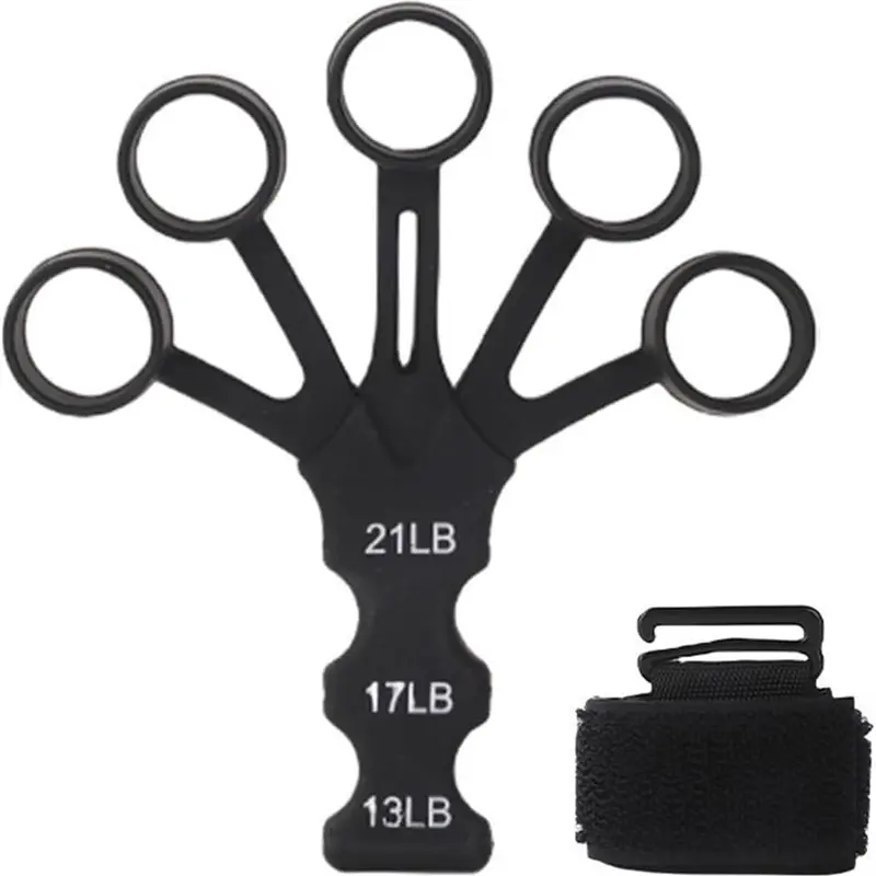 Adjustable Hand Strengthener - Multi-Resistance Finger Grip Trainer, Strength Conditioning Equipment, Home Workout Gear, Portable Fitness Gear for Rock Climbing, Hand Rehabilitation