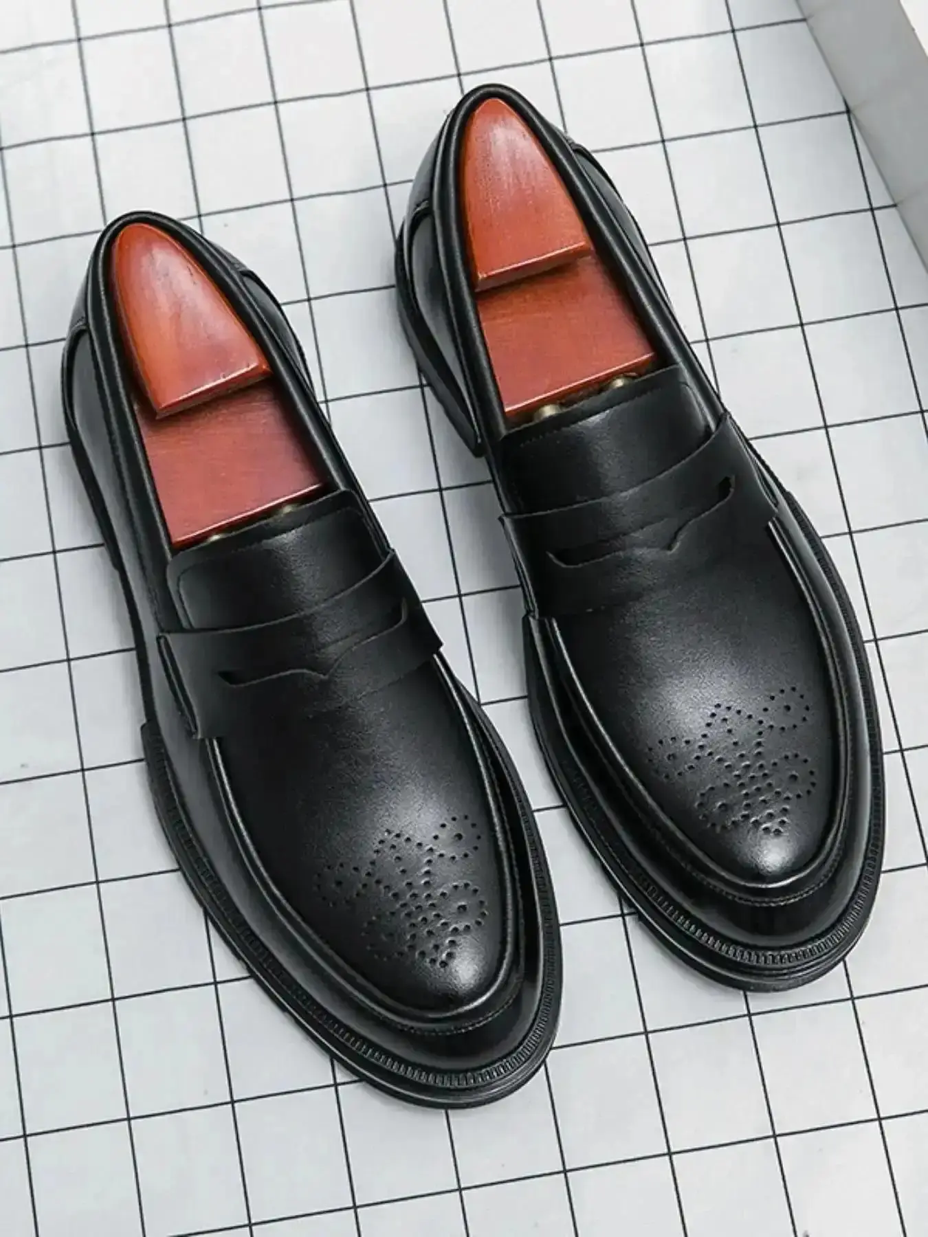 Men's Business Formal Dress Shoes Formal Shoes, Comfortable Loafers, Shoes Office Footwear, Classic, Lightweight, Modern, Casual, Versatile, Soft, Trendy, Breathable, Relaxed, Durable