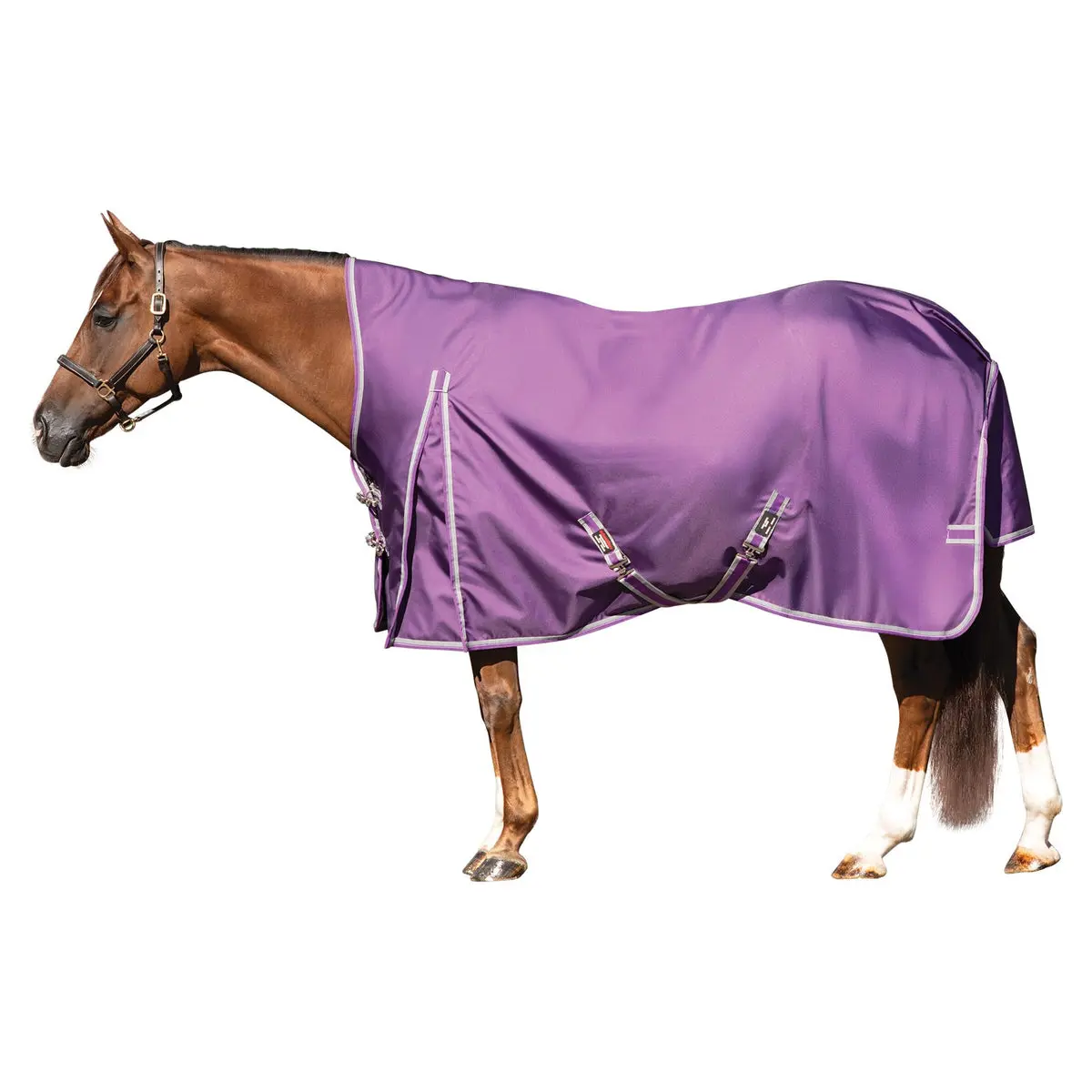1680D High Neck Horse Turnout Sheet, 0g Lightweight Waterproof Horsewear with Forward-set Gussets for Farm Pasture & Added Coverage, Barn Paddock, Horsewear & Bandaging, Large Tail Cover, Natural Movement, Seamless Back, Secure Closures, Ultra-Tough 1680D
