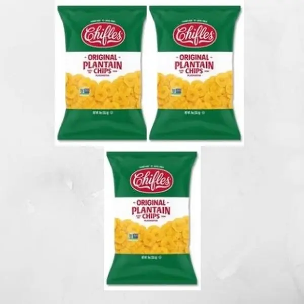 Chifles Original Plantain Chips 4.5 oz x 3 Packs - Authentic Flavor & Crunchy Texture