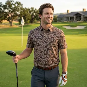 Men’s Duck Camo Polo – Drift Performance Golf & Outdoor Wear