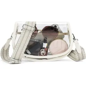 Clear Crossbody Bag Stadium Approved for Women,clear Bags for Stadium Events,clear Purse for Concerts