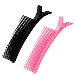 Hair Clips Sectioning Comb Clips 4PCS Nonslip Hair Dyeing Coloring Styling Tool with Teeth Design Professional Salon Style for Barber DIY Hair Cutting and Hair Care Home Use