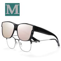M Size Black Frame Pink Lens