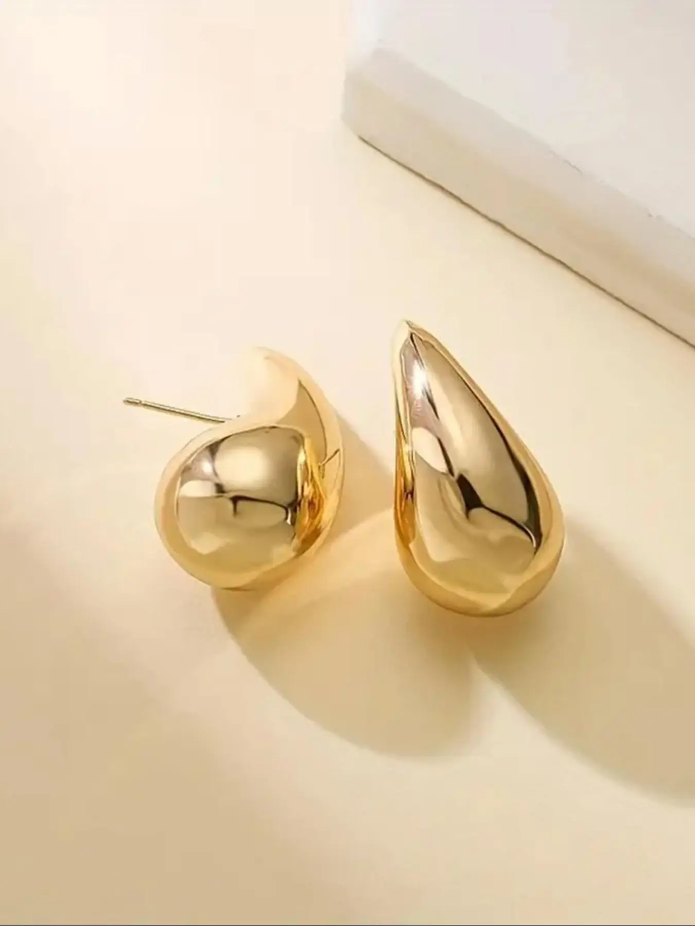 Elegant Water Drop Shaped Stud Earrings, Summer 2024 Fashionable Jewelry for Women, Female Classic Fashion Accessories for Daily Wear