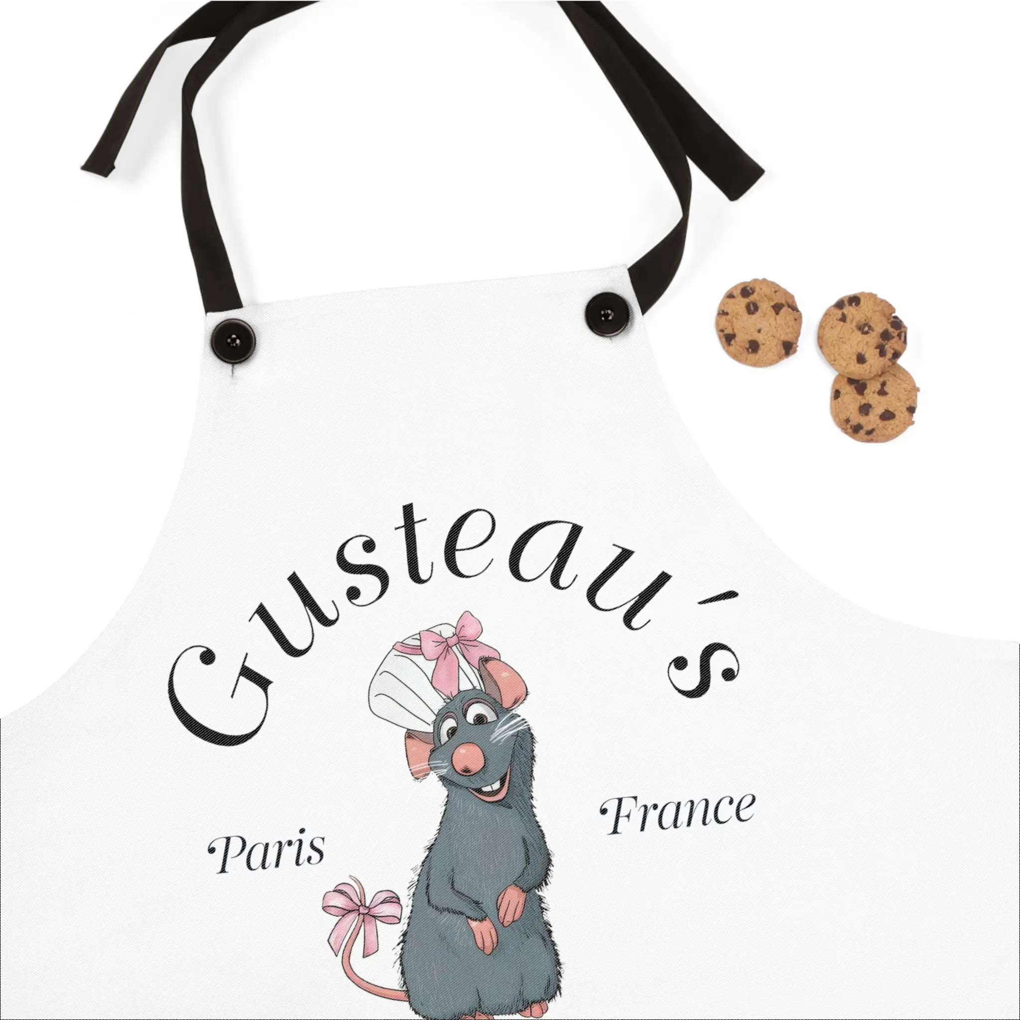 Ratatouille Family Apron, Ratatouille Anyone Can Cook Kitchen Mom Gifts, Chef Mouse Couple Apron, Apron For Dad, Mouse Chef Kitchen Little
