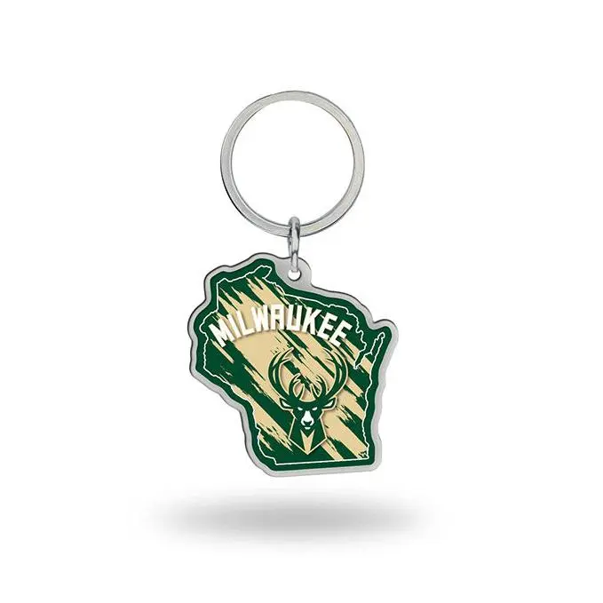 Rico State Milwaukee Bucks Keychain