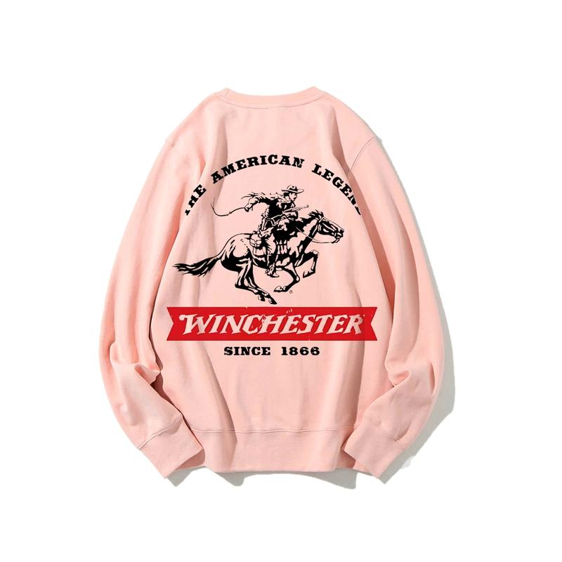 Winchester The American Legend Sweatshirt, Full-Color Design Since 1866, Archery & Hunting Lifestyle Apparel for Outdoor Enthusiasts & Western Heritage Fans