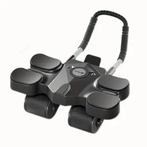 4 Wheel Abdominal Roller, Abdominal Muscle Training Roller, Abdominal Exercise Equipment, Fitness Equipment for Home Gym Use