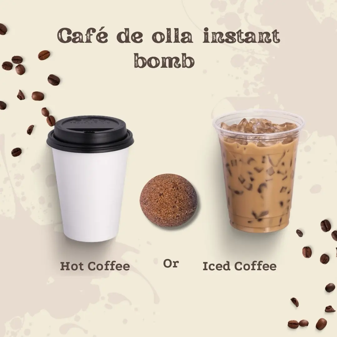 Lat'n Sweets Cafe de Olla edible bomb instant coffee with spices