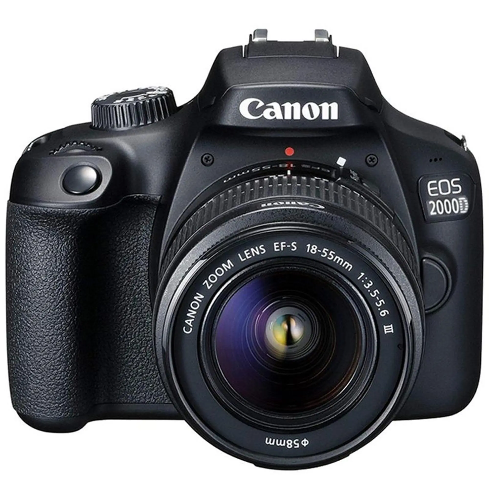 Canon EOS 2000D / Rebel T7 24.1MP CMOS 1080p DSLR Camera + Canon EF-S 18-55mm f/1:3.5-5.6 Lens