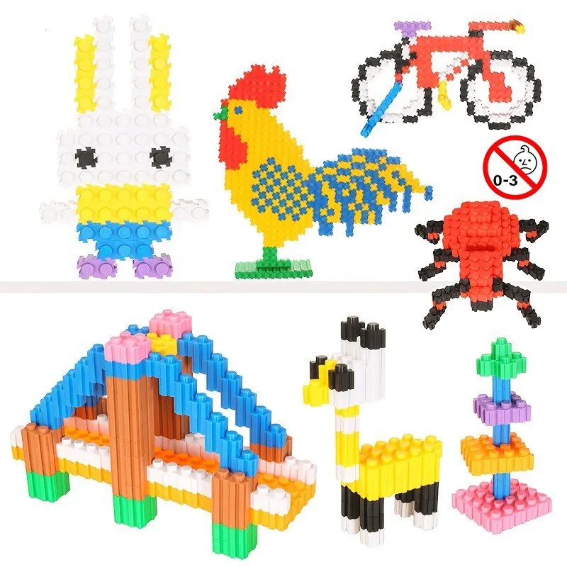 110pcs/210pcs Kids Stacking Blocks Toy Set, Colorful Building Toys, Buildable Blocks Kit, Construction Stacking Blocks, Stem Building Blocks for Ages 3+, Educational Puzzle Gifts for Birthday Parties