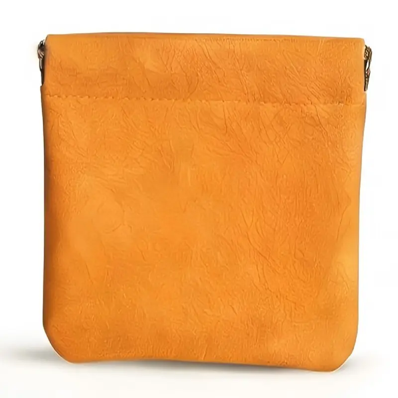 Casual Plain Retro Mini Daily Carry Pouch - Portable Makeup Bag for Lipstick, Keys, Coins, Small Essentials, Makeup Storage Solutions