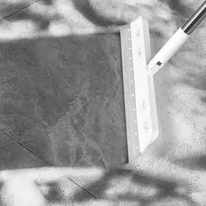 STILLCOOL Multifunctional Magic Rubber Squeegee Broom - Full Surface Silicone Broom, Leave No Trace Squeegee, Pet Hair Remover for Floor, Bathroom, Kitchen, Shower, Tile, Fur, Marble, Glass, Water Window Foam Cleaning