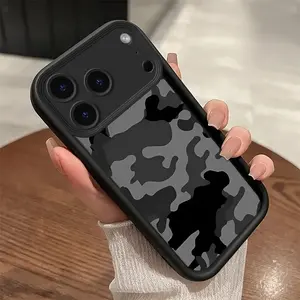 High end fashion camouflage Pattern Tpu Phone Case, Suitable for Iphone 17, 16, 15, 14 Pro Max 13, 12, 11 Air Xr Xs Plus E, Shockproof and Drop Resistant, Sturdy and Durable Silicone Protective Case, Smartphone Protective Case