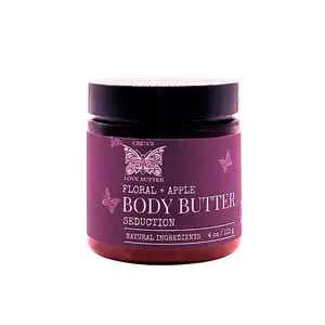 Cre'A's Love Butter LLC Vegan Floral + Apple Body Butter Seduction  Rich Creamy Texture Luxurious Experience