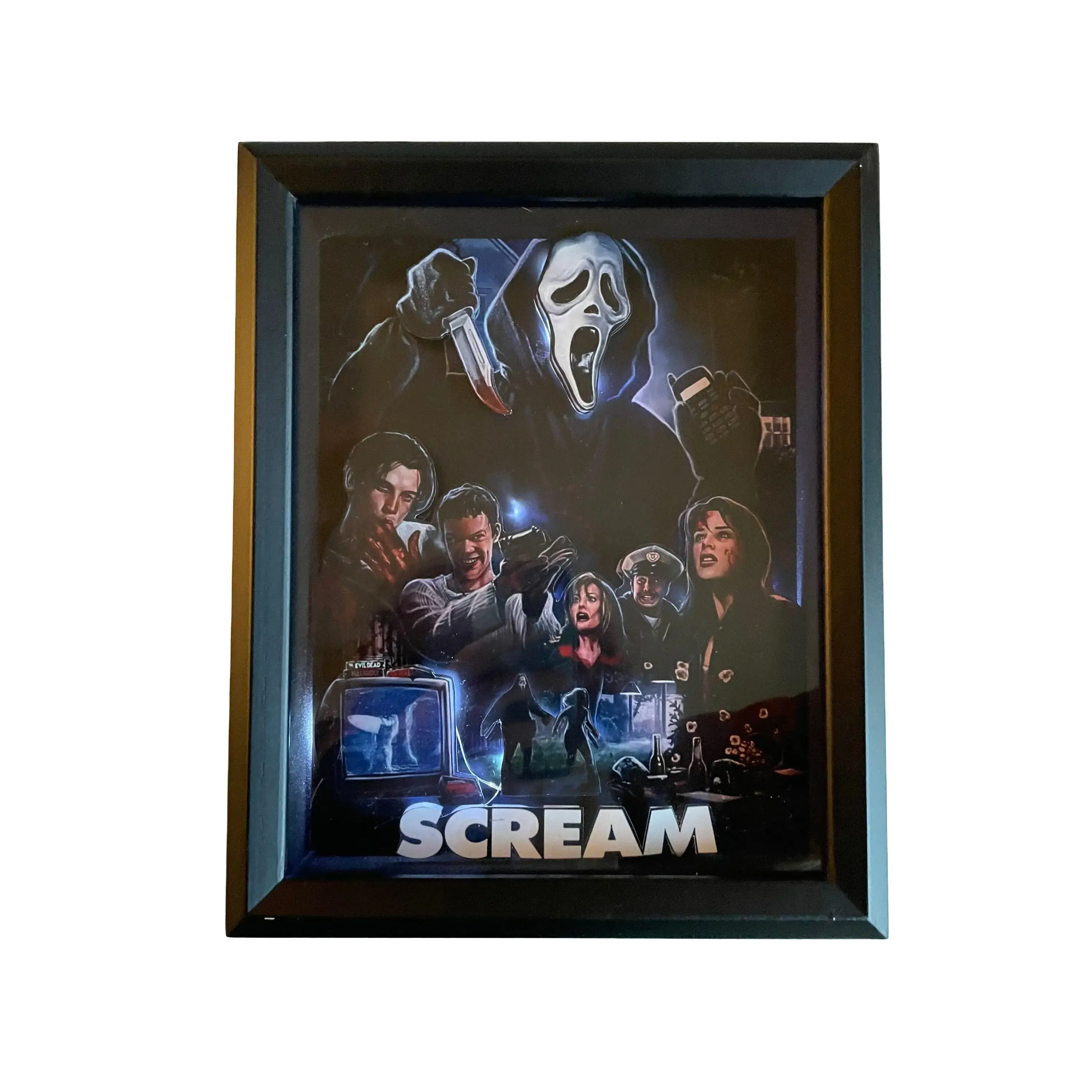 Scream Cast inspired 3D Shadowbox