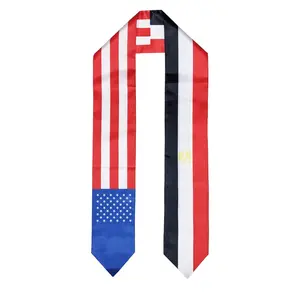 Egypt Flag Graduation Stole, Sash, Egyptian American, Scarf, Gift, Students, High Quality, High School, College, Scarves, Adults, Men and Women, Satin