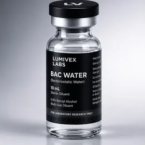 LUMIVEX LABS Reconstitution Solution 10mL – Clean Prep Liquid for Research Mixing | Stable, Clear & Easy Blend | Laboratory Use Only