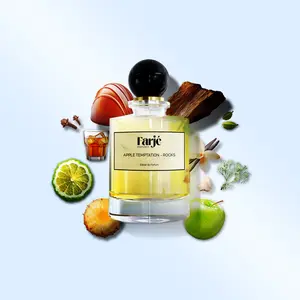 Apple Temptation Rocks by Farjé Perfumes - Inspired by Apple Brandy on the Rocks - Unisex Extrait de Parfum 30ml - Fruity, Boozy, Woody, Sweet, Musky - Artfully crafted with the finest niche-quality ingredients