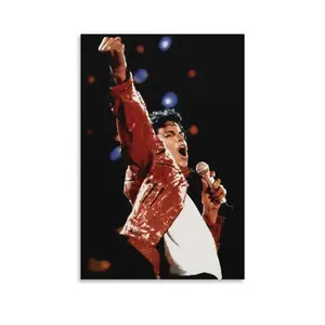 Michael Jackson Posting In Stage Premium Wall Art Poster Unframed HD Print Home Office Decor Unique Trendy Gift