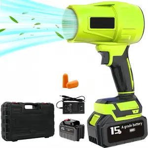 Turbo Jet Blower,Leaf Blower, Violent Turbo Fan, Brushless Pure Copper Motor,Car Drying After Wash, Handheld Snow Blower,Cordless Turbo Power Air Duster,Home Improve,Garden Mainte