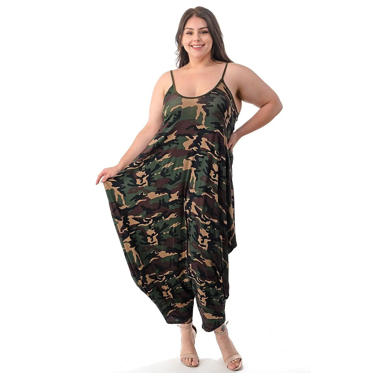 Camo Harem Jumpsuit