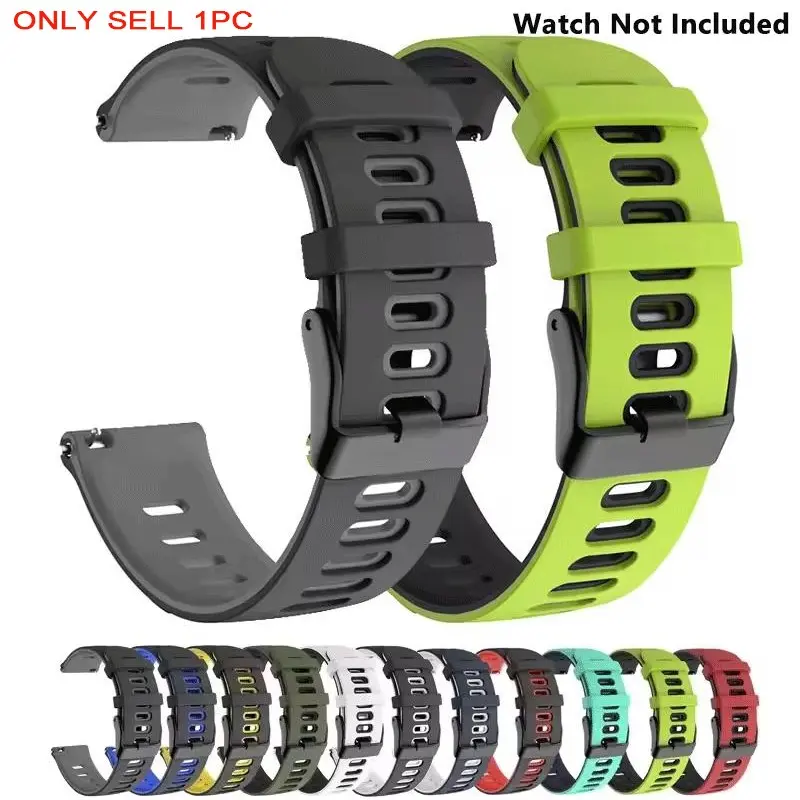 Silicone Watch Band (Band Only), Replacement Watch Band for Samsung Galaxy Watch 5 Pro/6/5/4/Classic/Active 2/Gear S3, Smart Watch Accessories, Wearable Tech Accessories, Wearable, Watch Straps, Smartwatch Strap, Smartwatch Compatible Bands