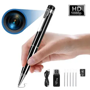 Professional audio recording pen comes with a 32GB storage card, suitable for lectures, offices, classrooms, and business meeting，voice recording pen，Voice-Activated Metal Body Recorder Pen