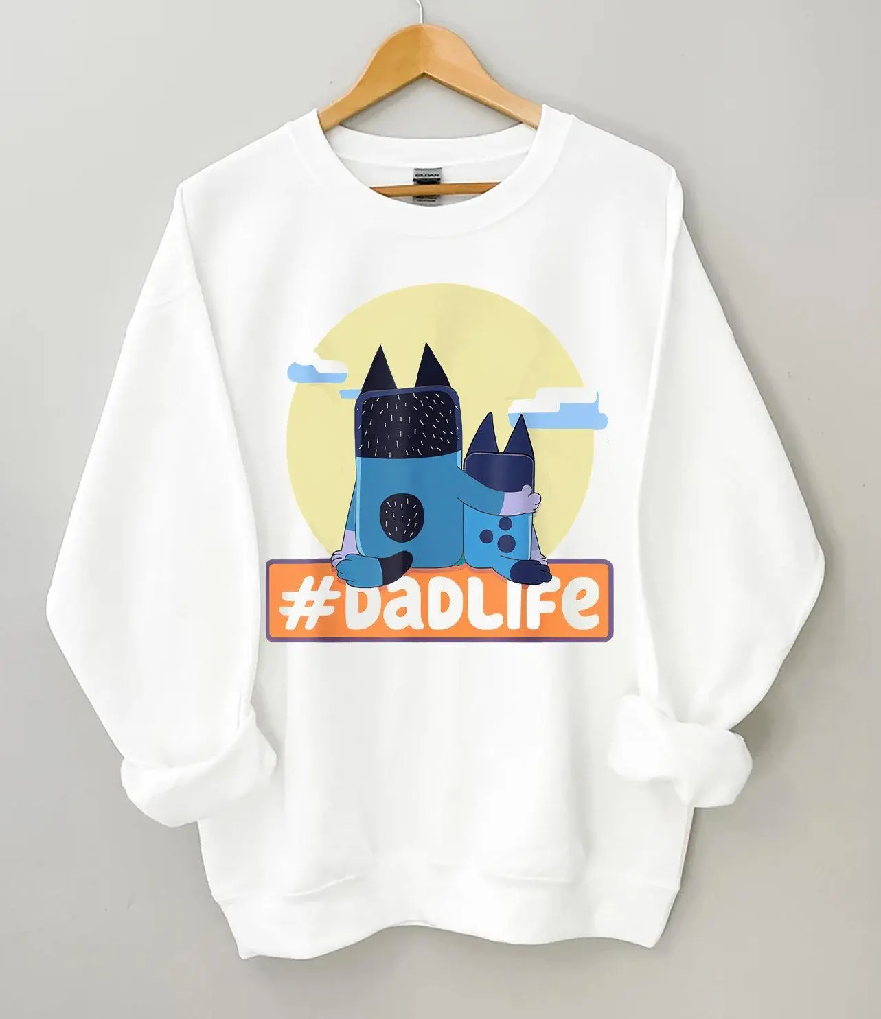 Bluey Dad Life Sweatshirt T-shirt, Dad And Son Shirt Sweatshirt - Fashion Varieties - For Everyone - Color Choices For You - Sizes For All Bodies - High Performance Apparel