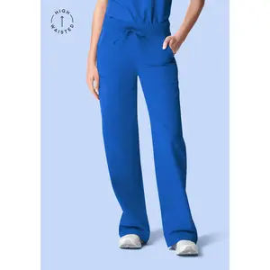 High Waisted Wide Leg Royal Blue