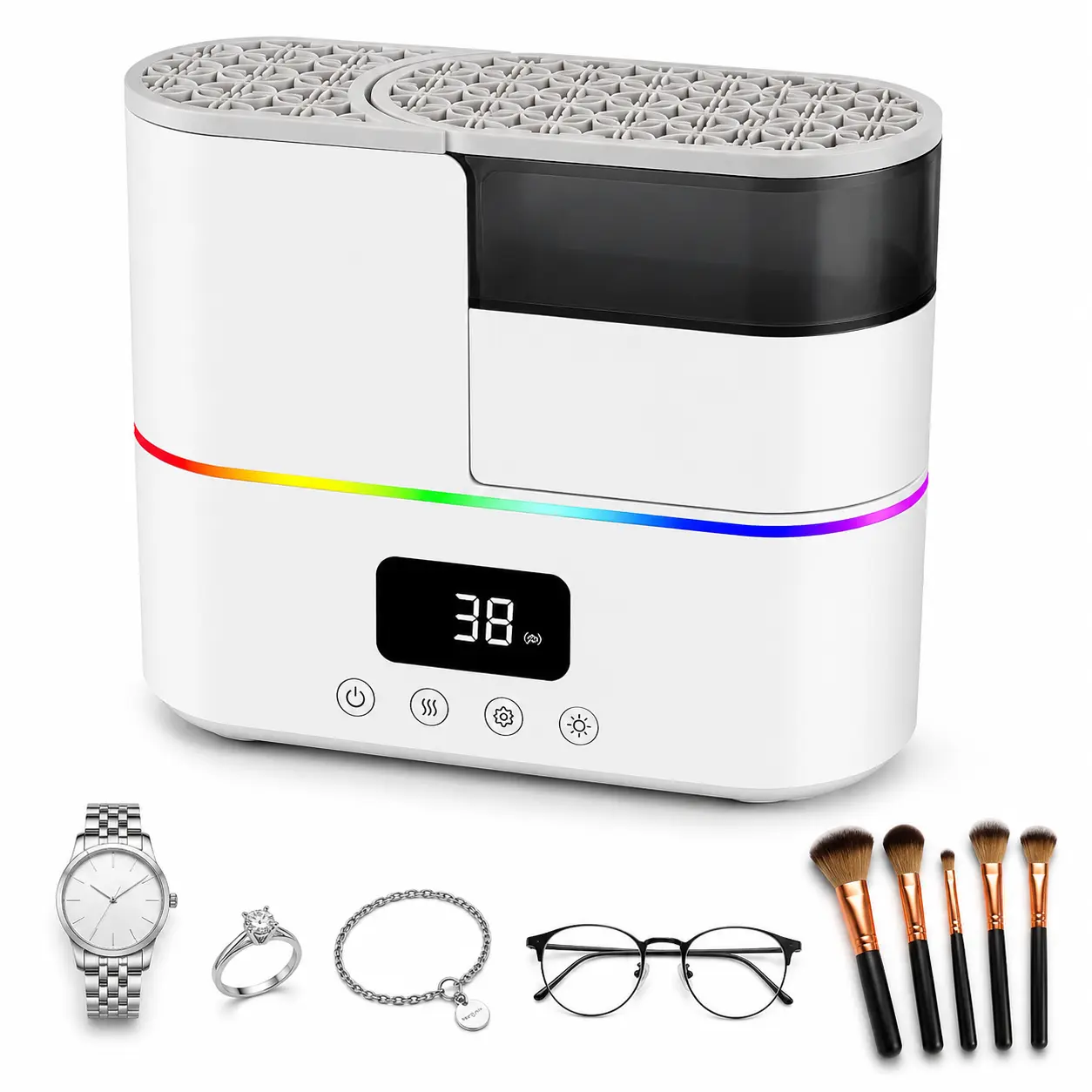 3 IN 1 Electric Makeup Brush Cleaner & Dryer Machine,Automatic Cosmetic Brush Washer,Deep Cleaning Beauty Tool Gift for Women