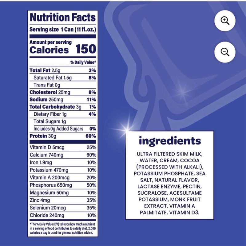 Nurri 30g Strawberry, Vanilla & Chocolate Low Sugar Ultra-Filtered Milkshake 11 fl. oz., 12 pk. High Protein Shake Beverage Flavor Low, Meal Replacement