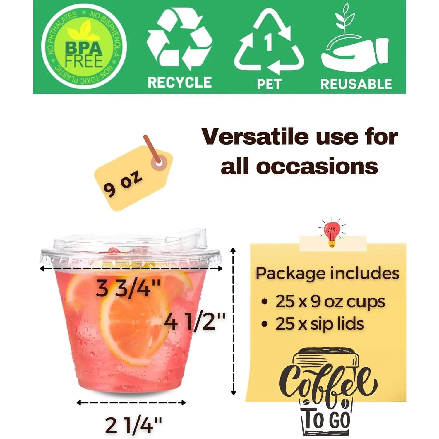 16 oz clear plastic disposable cups with lids Green Direct Clear Cups With Lids / 16 oz. Clear Plastic Cups with Lids/Clear  Disposable Cups/ main image 0