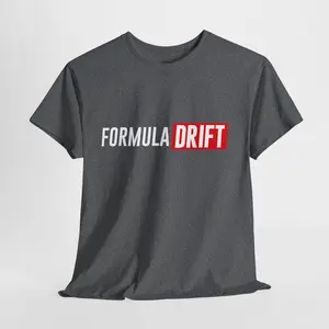 Formula Drift Unisex Heavy Cotton Tee - Perfect for Motorsport Fans, Casual Wear, Gifts for Racing Enthusiasts, Streetwear