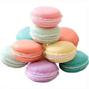 Cute and colorful macaron jewelry and medicine box storage boxes, large macaron storage box, Bead Organizer Box - Keep your accessories and medicines neatly organized and adorable!