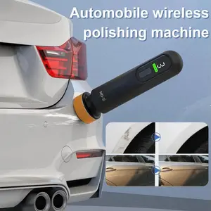 Joytutus Cordless Portable Rechargeable Car Polisher-Waxing Tool, Adjustable Speed, LED Display, Automotive Detailing Tools for Professional & Home Use, Car Detailing Products