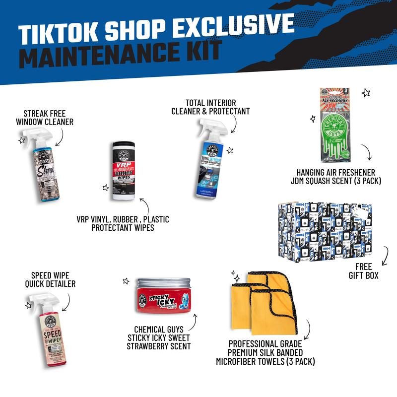 CHEMICAL GUYS TikTok Shop Exclusive Bundles – Shop 3 Limited Edition Kits with Wash Essentials, Interior Cleaners, Air Fresheners & More in Premium Gift Packaging for Complete Car Care at Home or On-the-Go