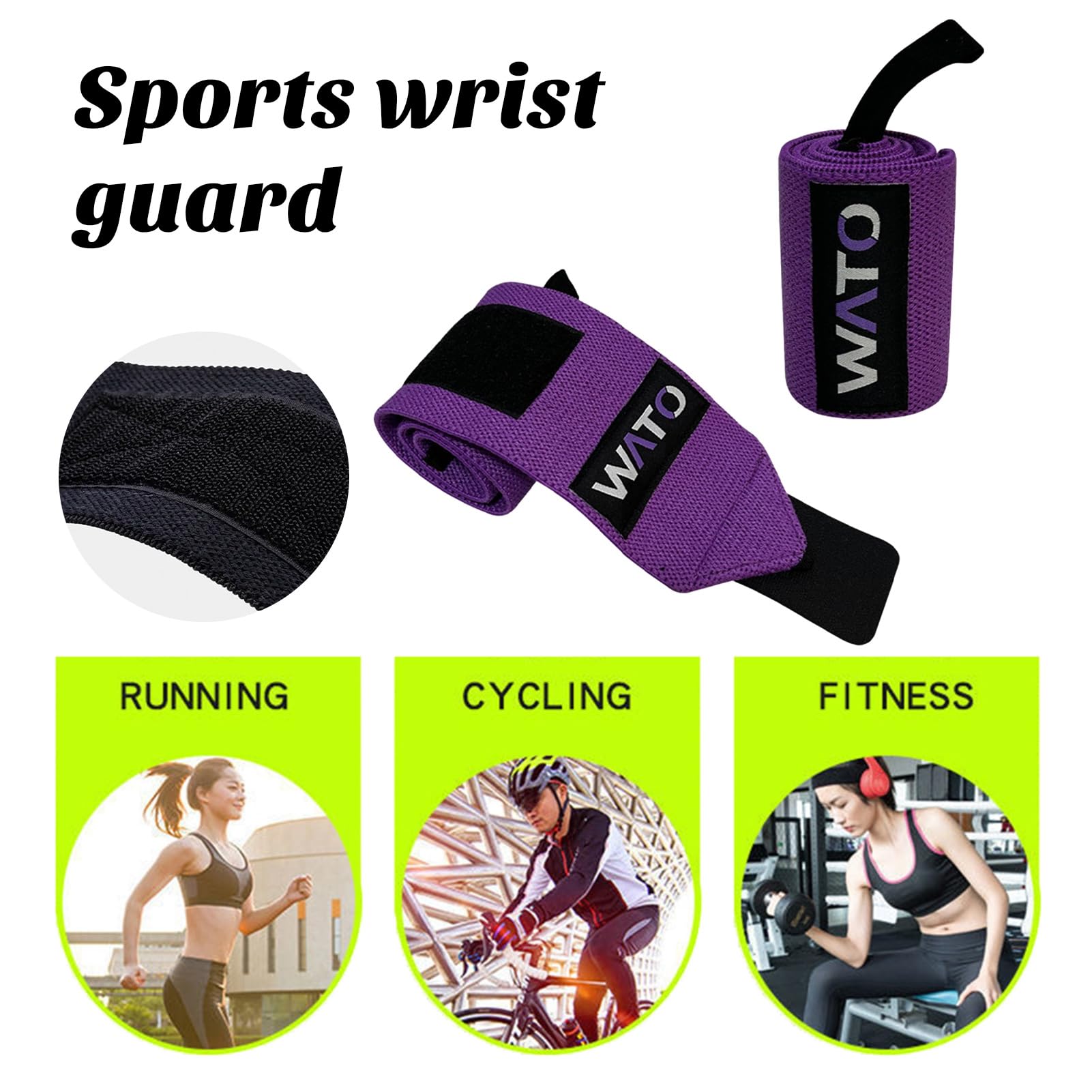 Wrist Wraps for Men and Women , Adjustable Compression Wrist Brace for Carpal Tunnel, Wrist Support,Lifting Straps Wrist Bands for Fitness, Weightlifting, Gym Workout