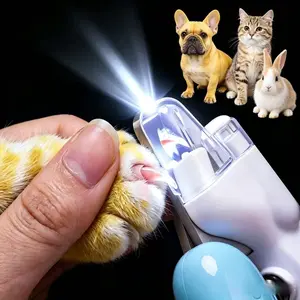 safe toenail trimmer cordless quiet dog trimmer dog nail clipper cat nail clipper with LED light  see the quick bloodline home pet grooming