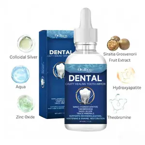 Fluoride-Free Hydroxyapatite Tooth Armor Drops | Enamel Repair, Whitening & Fresh Breath | Gentle Oral Care for Sensitive Teeth