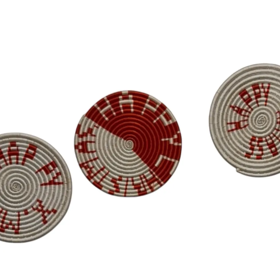 Christmas Wall Baskets Decor - Set of 3 Pieces