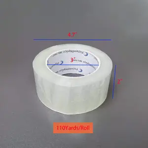 FixtureDisplays® 24 Rolls Clear Sealing Tape Carton Packing Box Tape 2"x110Y Premium 2.4mil 14427-24
