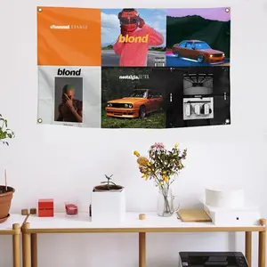 Frank Ocean Album Art Tapestry - Visual Tribute to Blond & Channel Orange for Bedroom Wall Decor Large 3x5 Ft Music Themed Statement Piece for Immersive Audio Visual Fan Experience